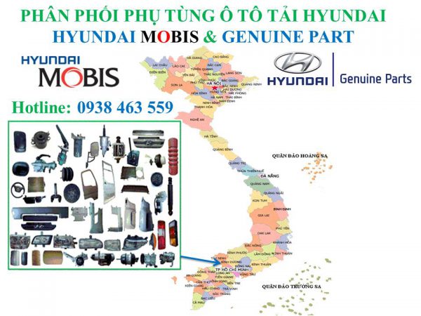 Phân phối phụ tùng ô tô hyundai toàn quốc